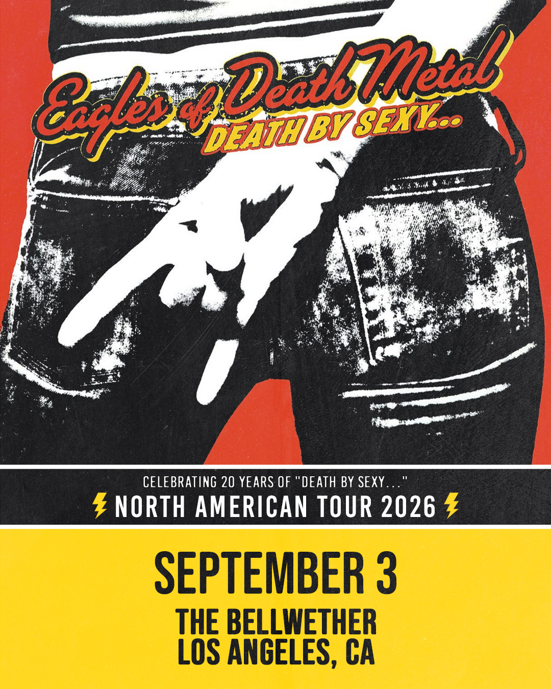 MEMBERS ONLY: Eagles Of Death Metal at The Bellwether on September 3th.