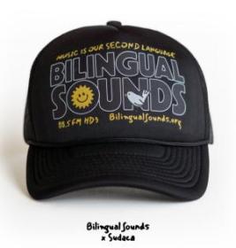 Bilingual Sounds Cap, Black